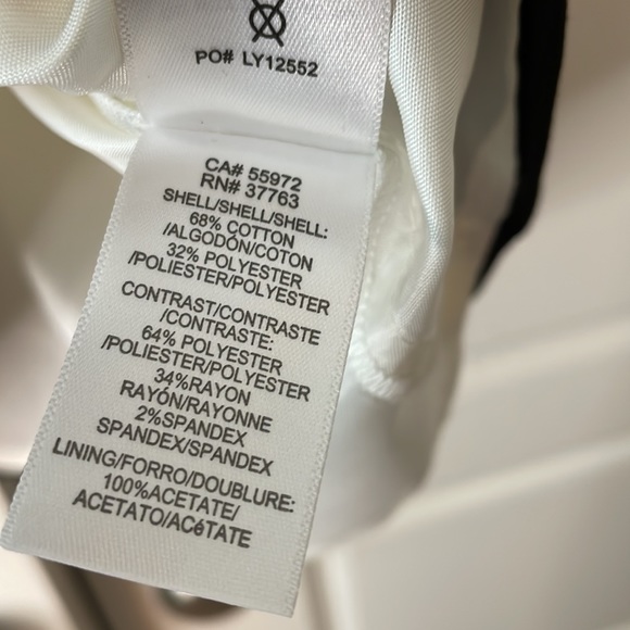 Laundry 6 NWT white black beaded sleeveless shift dress - Picture 9 of 13